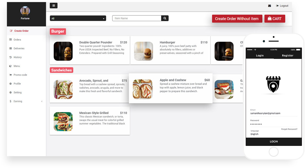 restaurant order management system