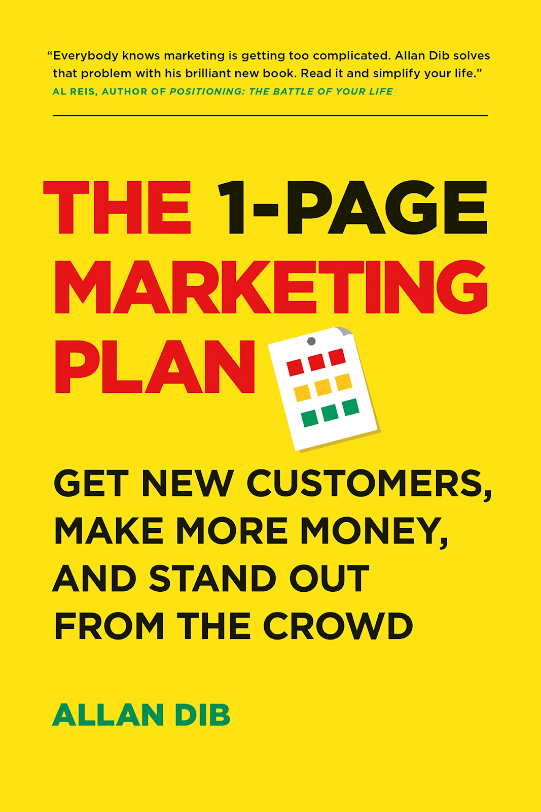 The 1-Page Marketing Plan